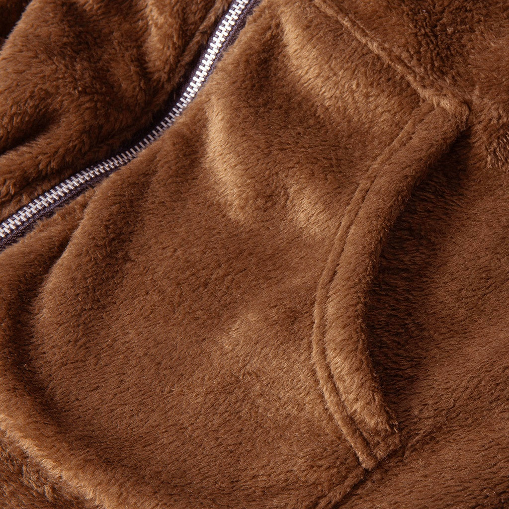 Zip hooded cardigan