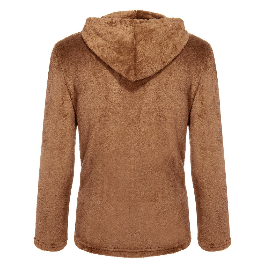 Zip hooded cardigan
